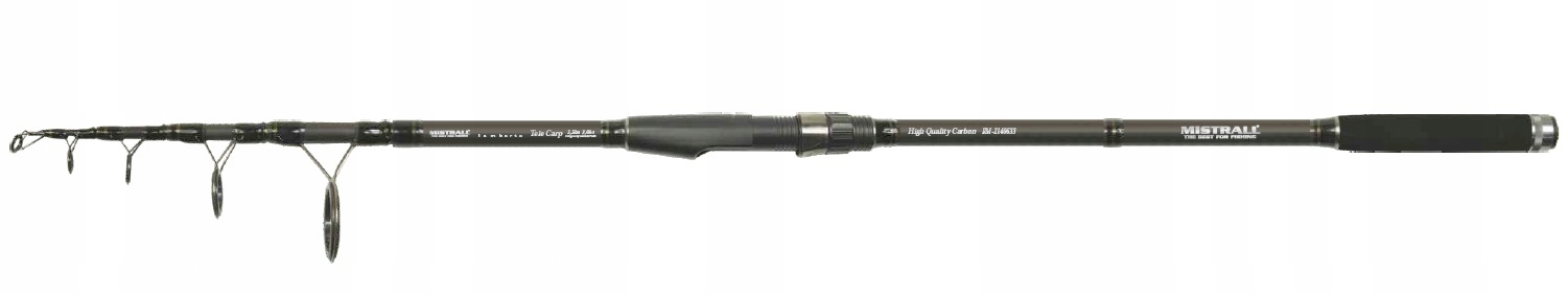 Wędka Mistrall Lamberta Tele Carp 3,90m 3,5LBS carbon, przelotki Sic