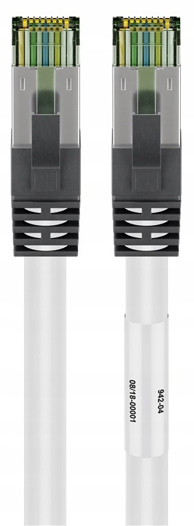 Goobay 55127 kabel sieciowy Biały 5 m Cat8.1 S/FTP (S-STP)