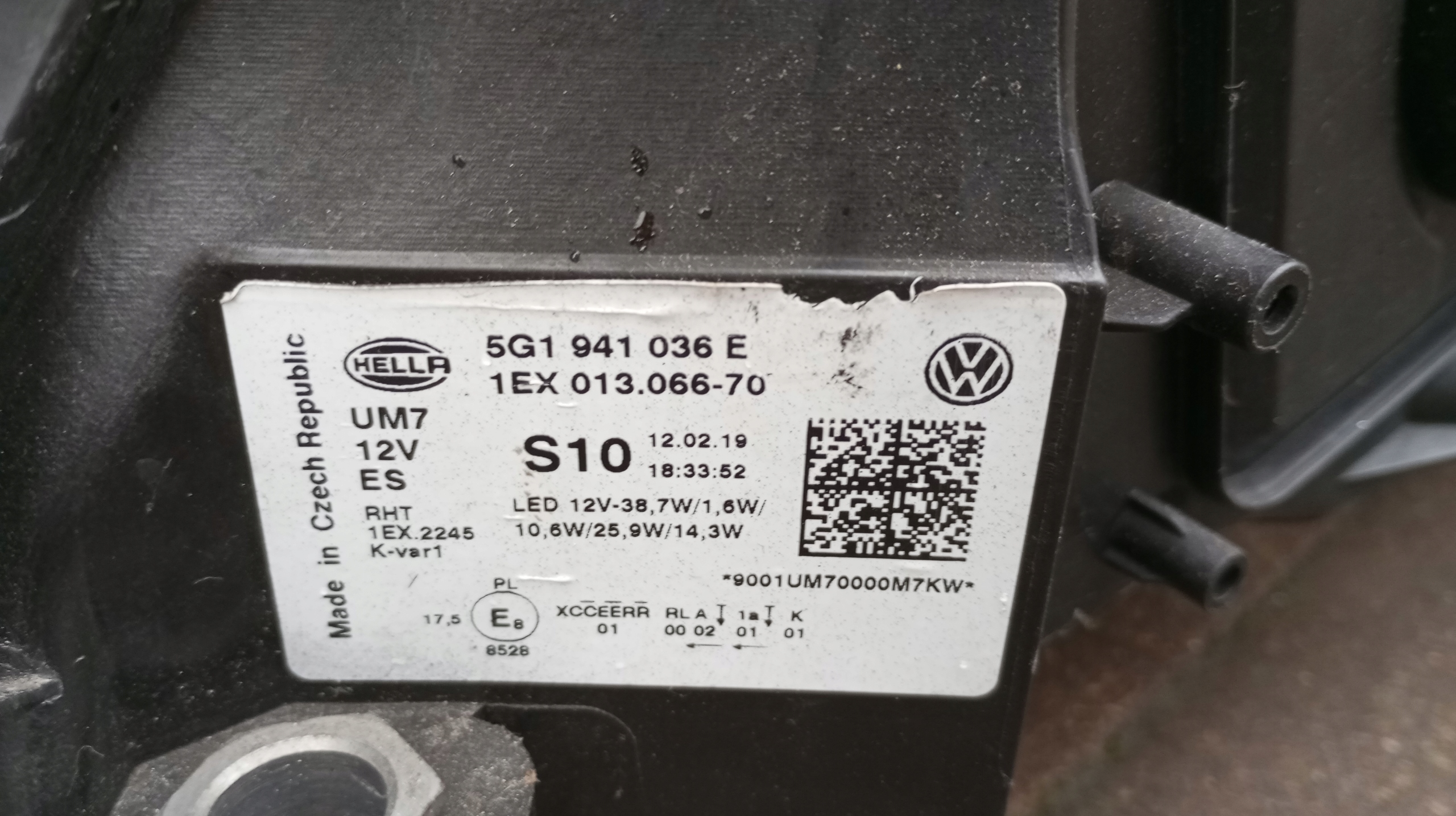 Frontscheinwerfer VW Golf VII 5G1941035B LED Links Scheinwerfer Headlight - Thumbnail 11