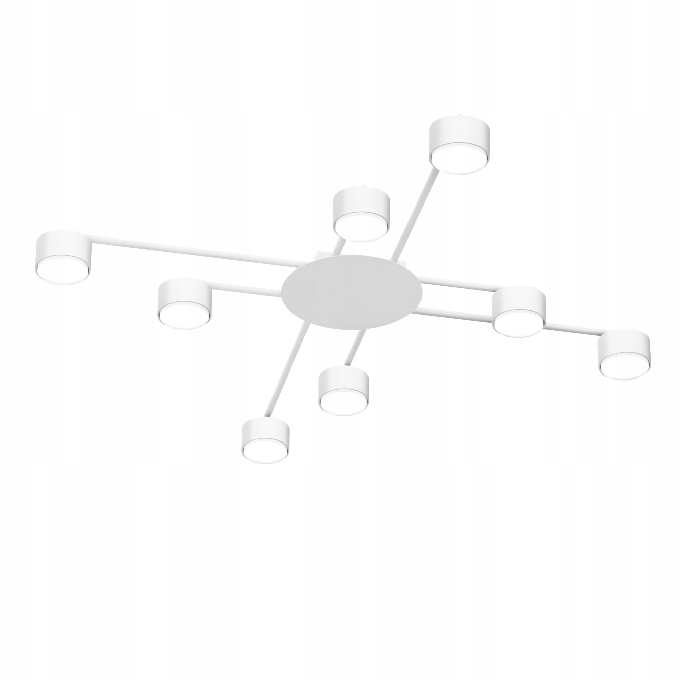 Lampa Sufitowa Oprawa Halogenowa Led 8X GX53 Spot Ruchoma Kinkiet Reflektor