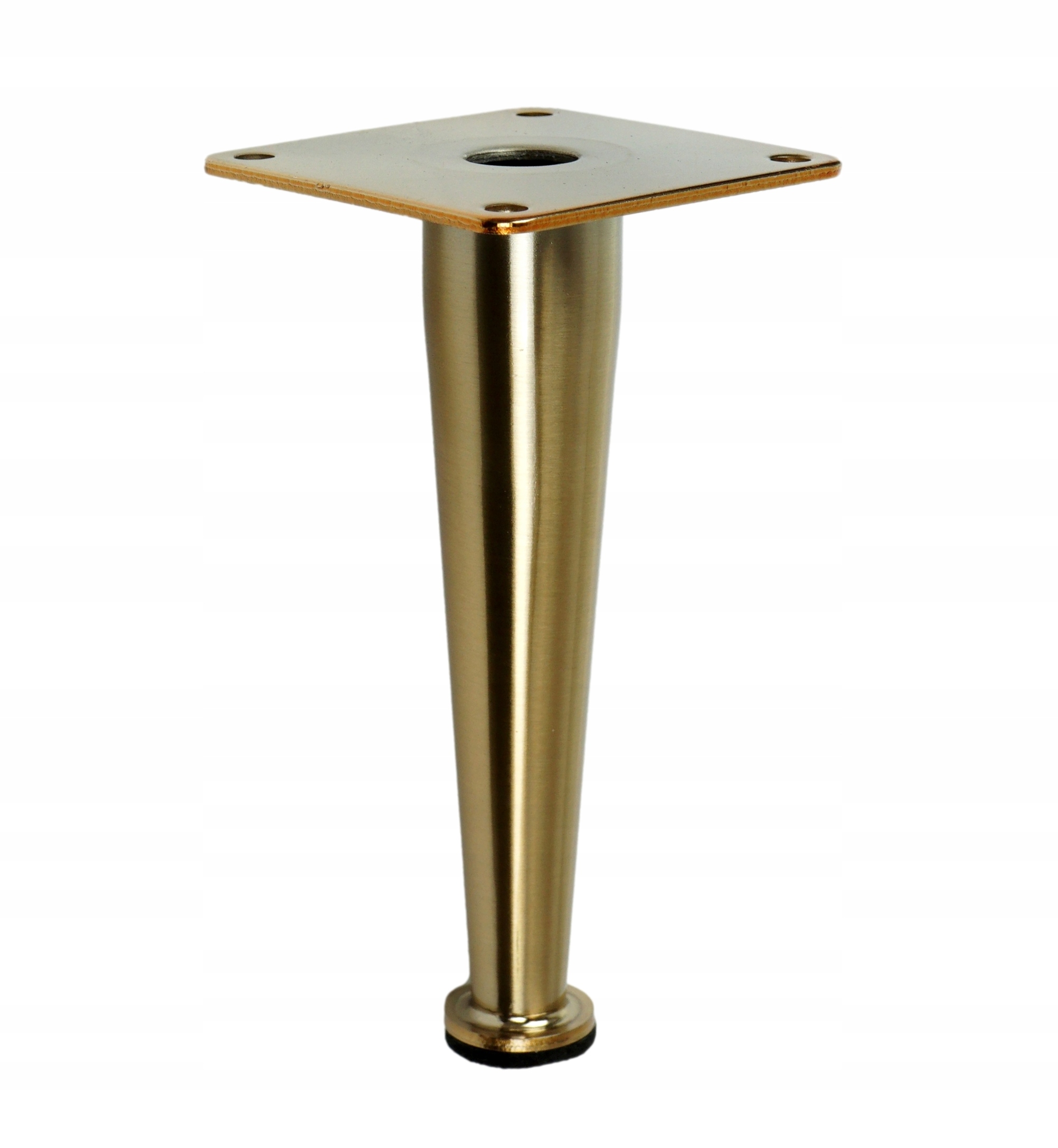 

Noga stalowa prosta ring, złoty antyczny 23 cm