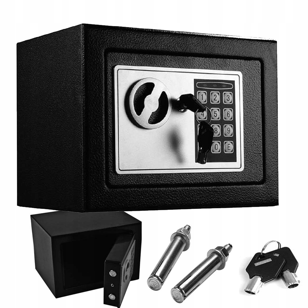 Sejf Domowy Kasetka Szyfr Elektroniczny Pieniądze Zamek Kasa Pancerna Kod