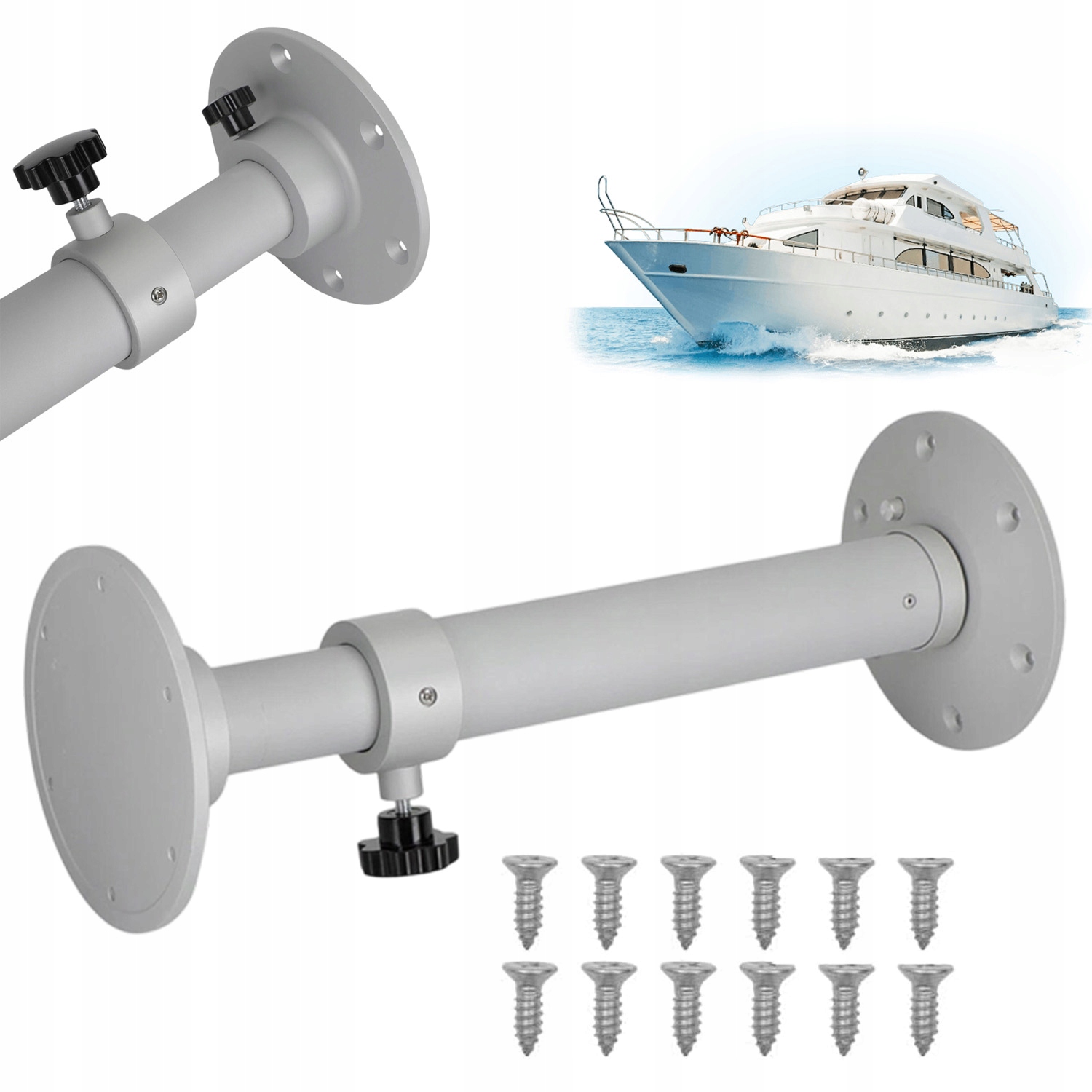 Hliníkový Držák Stolu Pro Karavan, Odnímatelný, Antikorozní, Pro Kombi Rv Jachtu