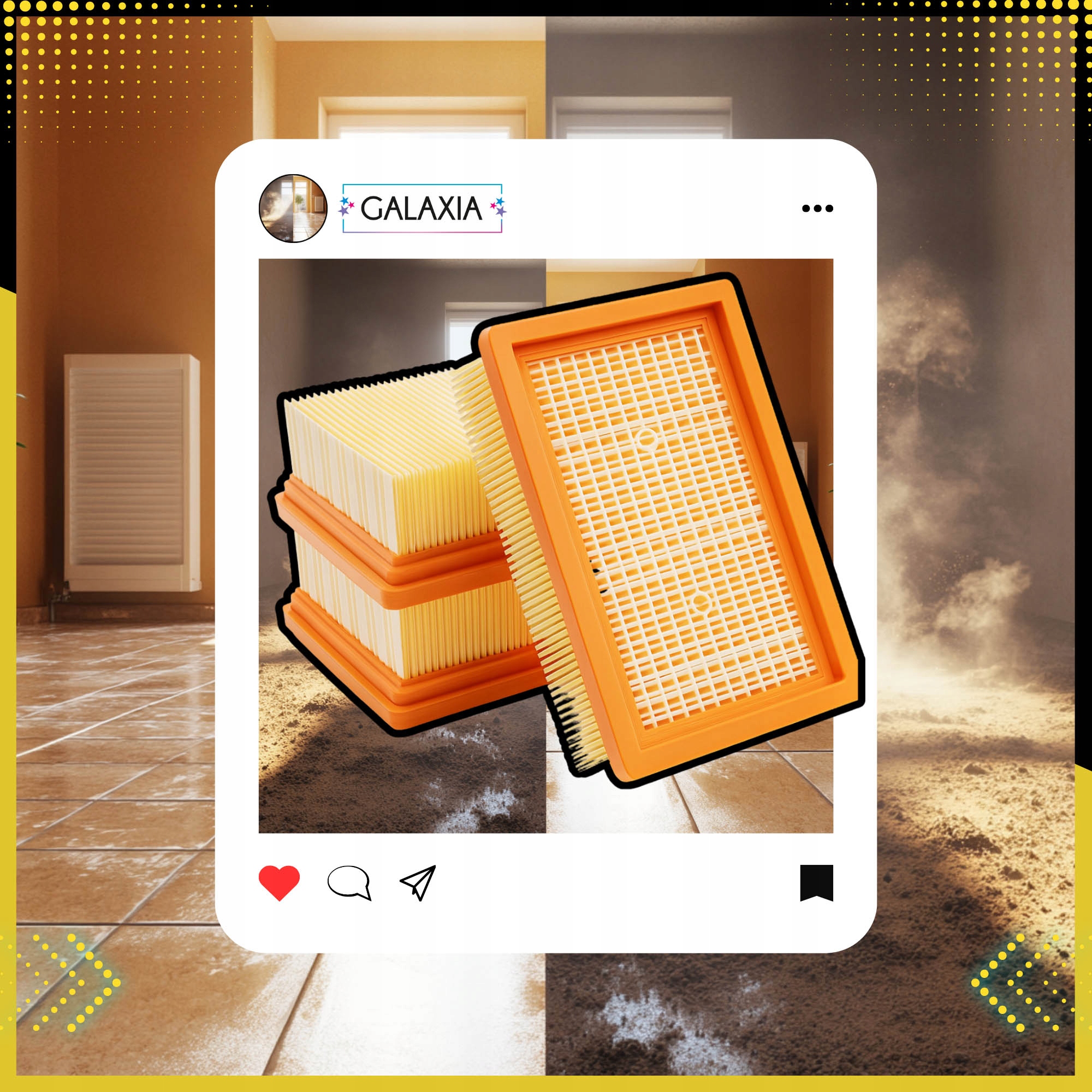 3x FILTR DO ODKURZACZA KARCHER WD4 WD5 WD6 Producent GALAXIA