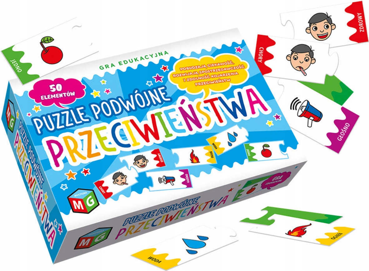 

Gra Edukacyjna Puzzle Podwójne Przeciwieństwa Pary