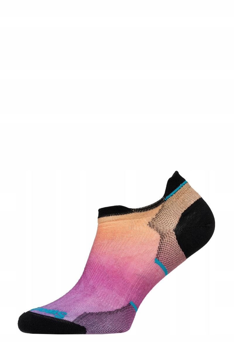 Smartwool Skarpety biegowe damskie Run Zero Cushion Ombre Print Low Ankle M