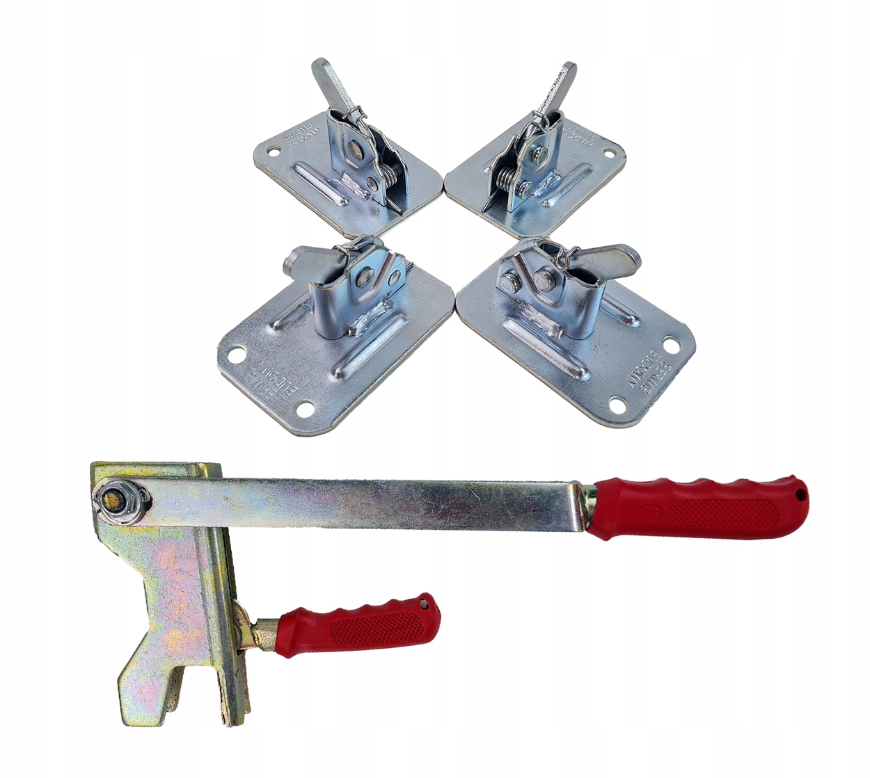 Žabka pružinová svorka stavební pozink 200x klíč