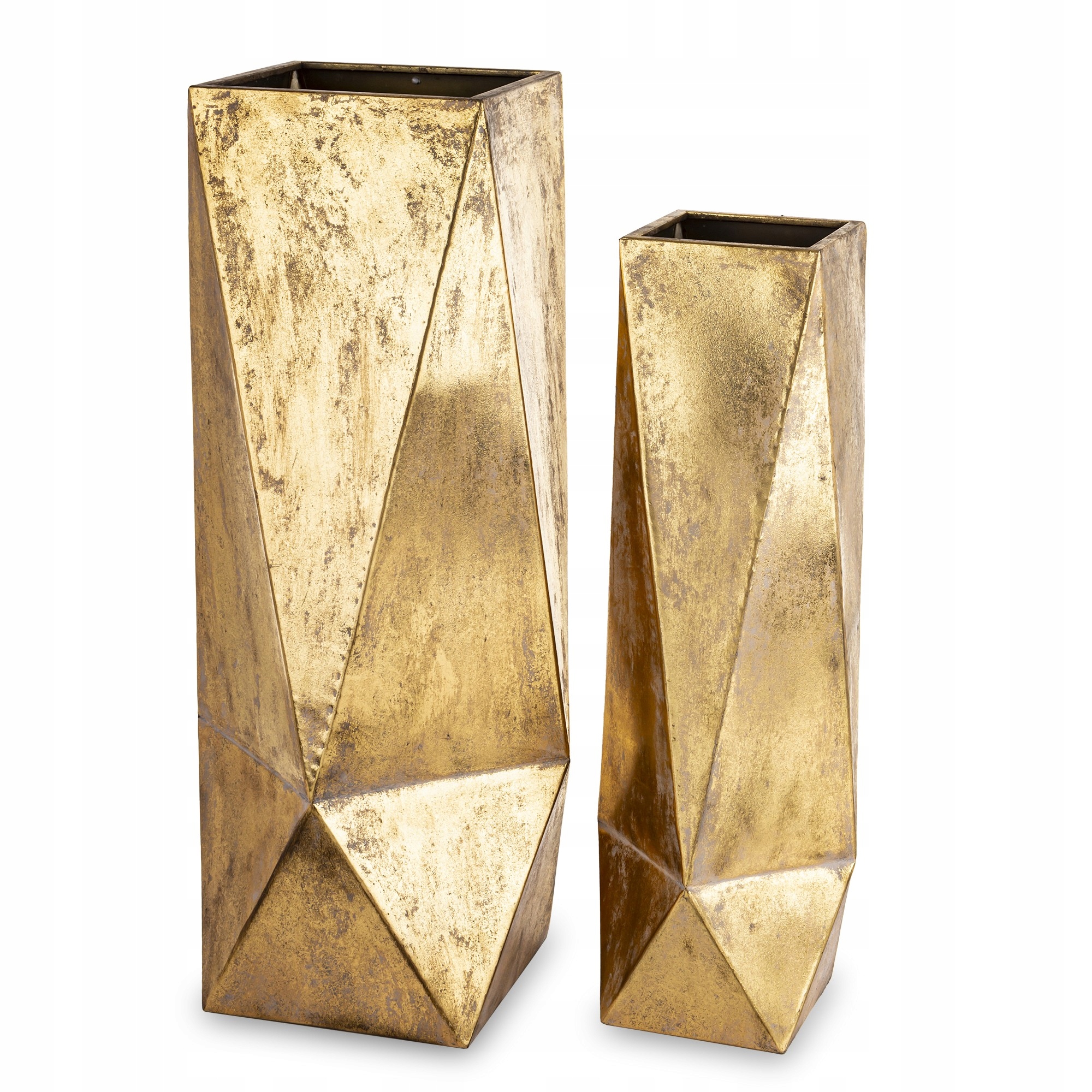 Váza Obal Na Kvetináč na kvetináč zlatá sada 2 ks krytov záhradný dom