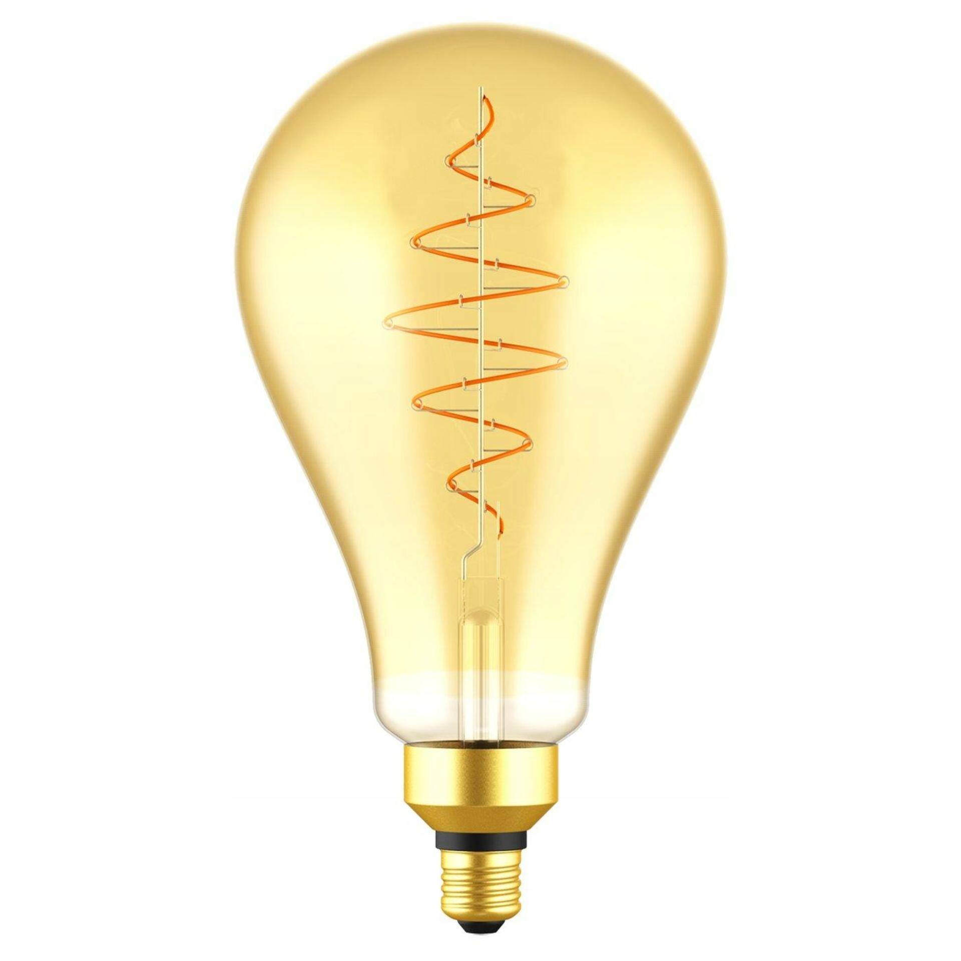 Nordlux Led dekoračná žiarovka E27 8,5W PS160 zlatá, stmievateľná, 2200K