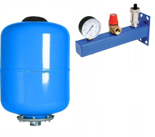 Zestaw Naczynie Przeponowe Wzbiorcze 12L Grupa Cwu