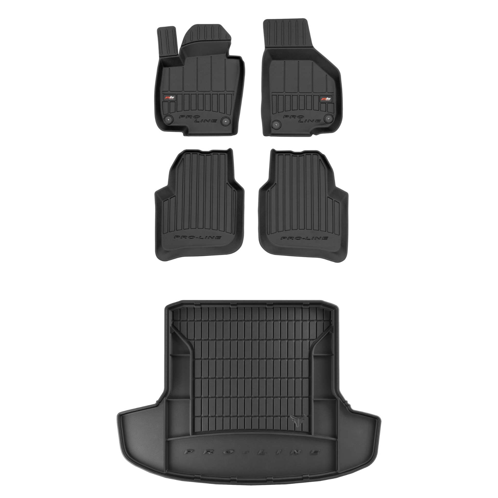 Sada gumových kobercov a rohoží pre Škoda Superb II 2008-2015