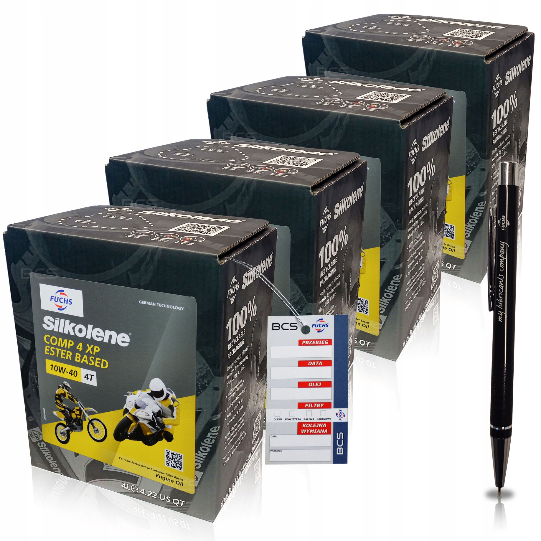 16 LITRÓW FUCHS SILKOLENE COMP 4 10W40 XP OLEJ SILNIKOWY DO MOTOCYKLI 16L