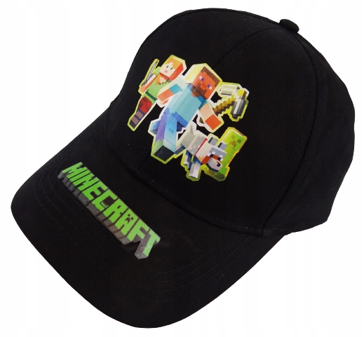 

Czapka Minecraft z daszkiem rozm. 52-54 wzór H46