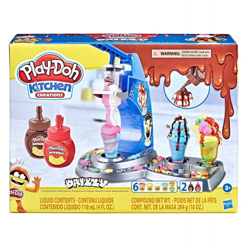 

Play-Doh Ciastolina Tęczowa Lodziarnia Lody Desery