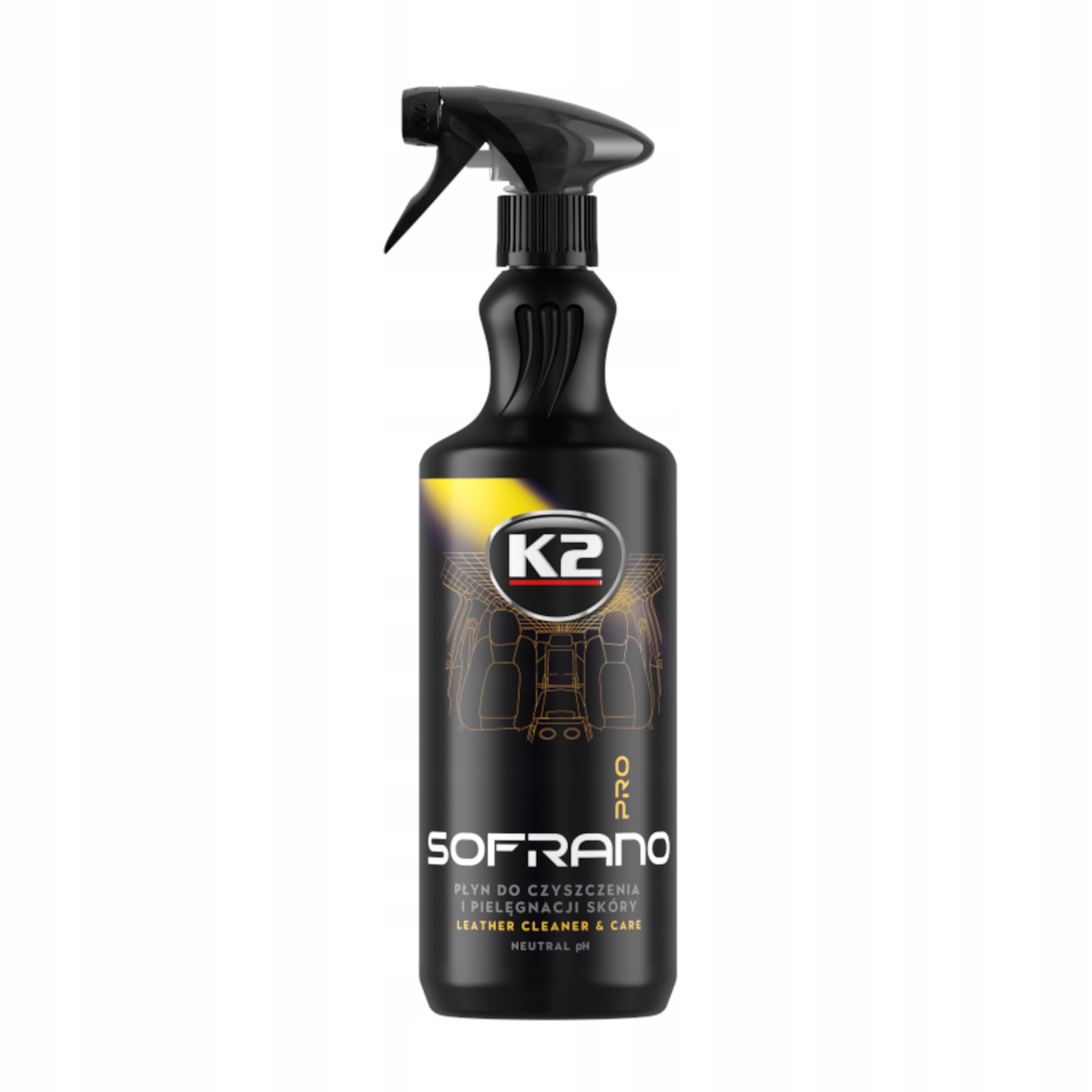 K2 Sofrano Pro 1L Płyn Do Czyszczenia Pielęgnacji Skóry 2w1
