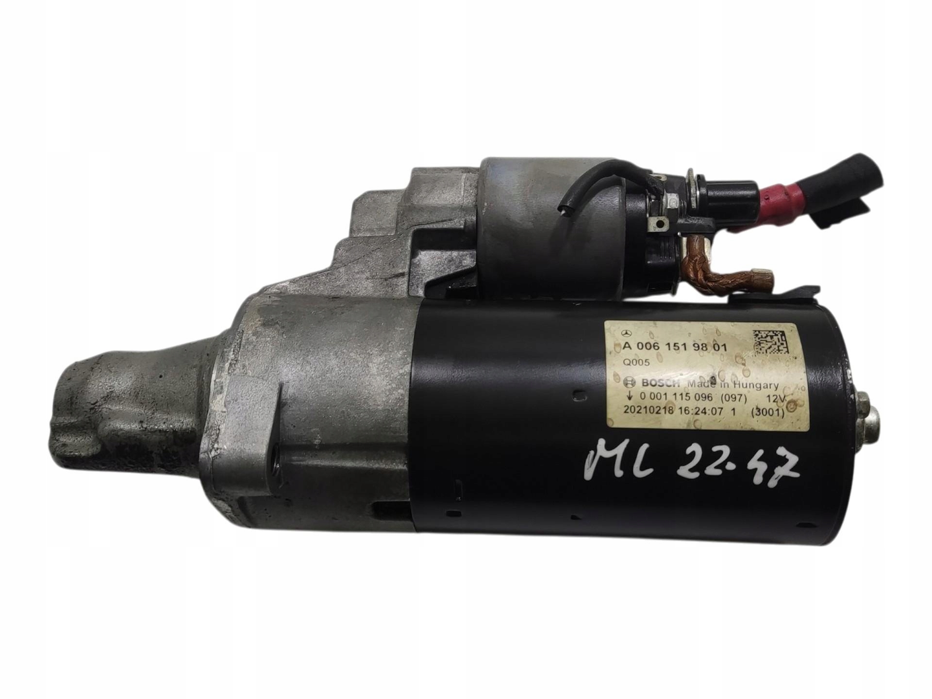 starter MERCEDES ML W164 3.0 CDI 2005-2008 A0061519801