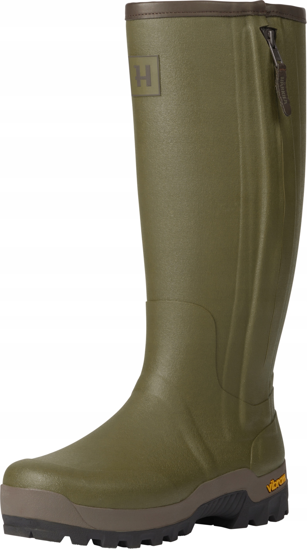 Kalosze Harkila Forester Zip Rubber Dark Olive 40