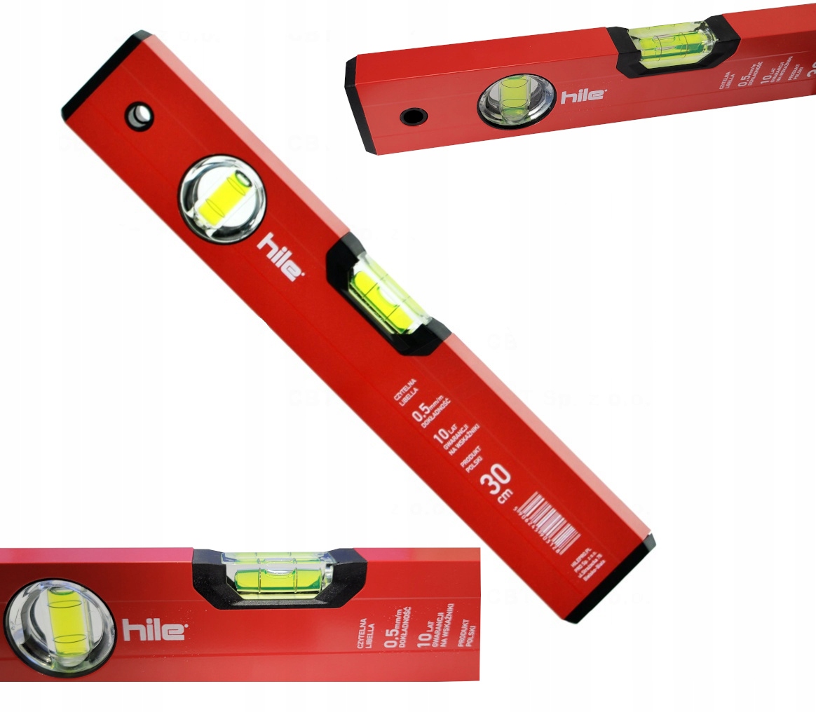 

Poziomnica Poziomica Aluminiowa 30CM Hile Pro