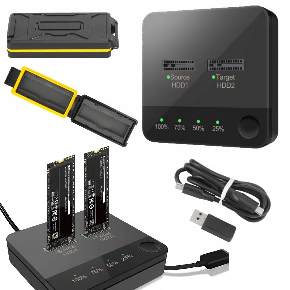 Klonovací Stanice Pro Ssd Disk M.2 Ssd-c 3.2 M2 Adaptér