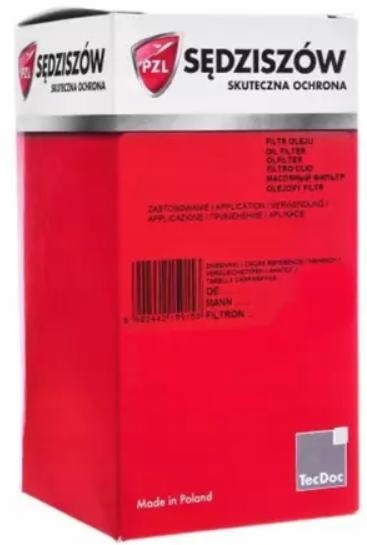 

Pzl Filters Filtr Oleju PP891