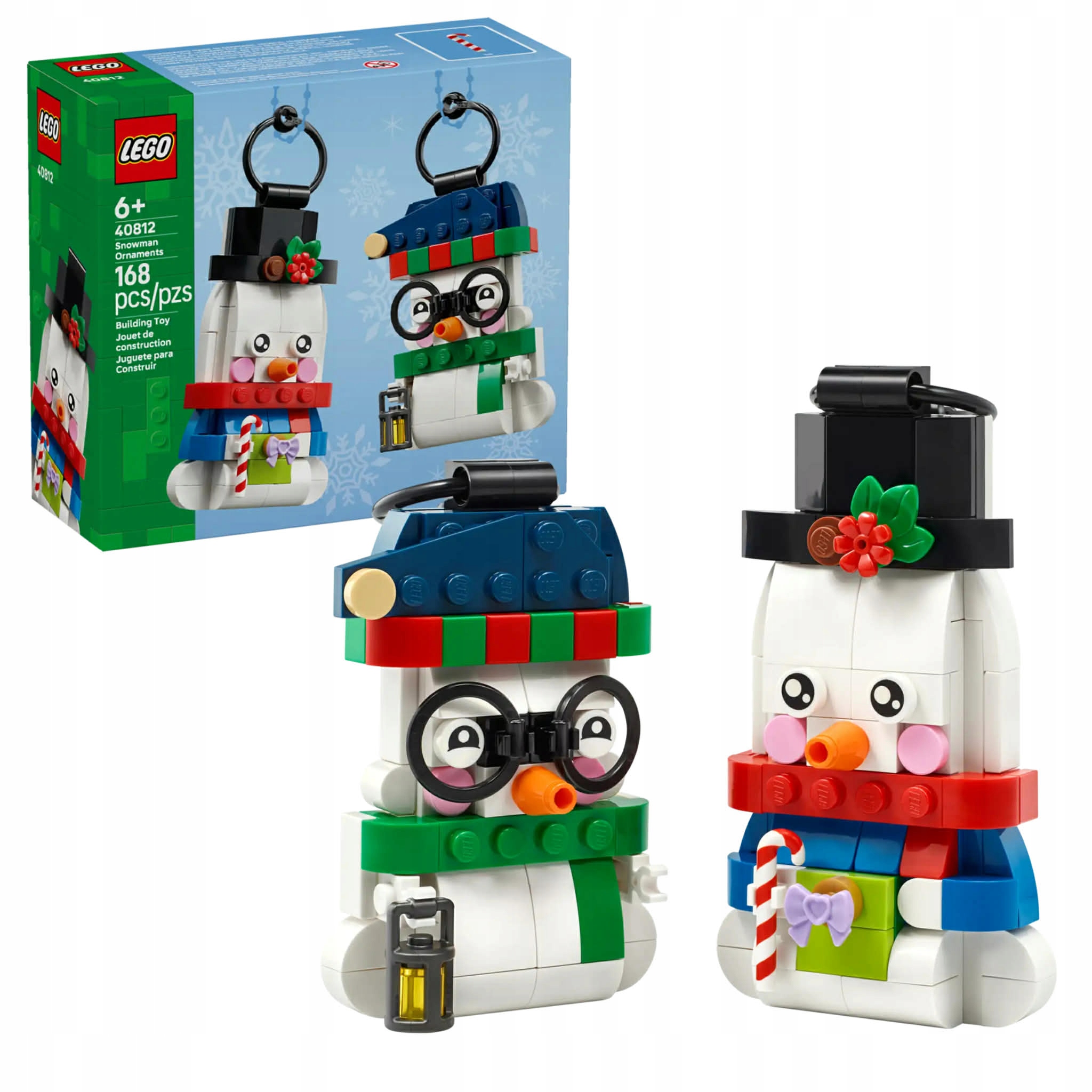 Lego 40812 Ozdoby Z Bałwankami 168 Elementów Zabawki Dla Dzieci Lego