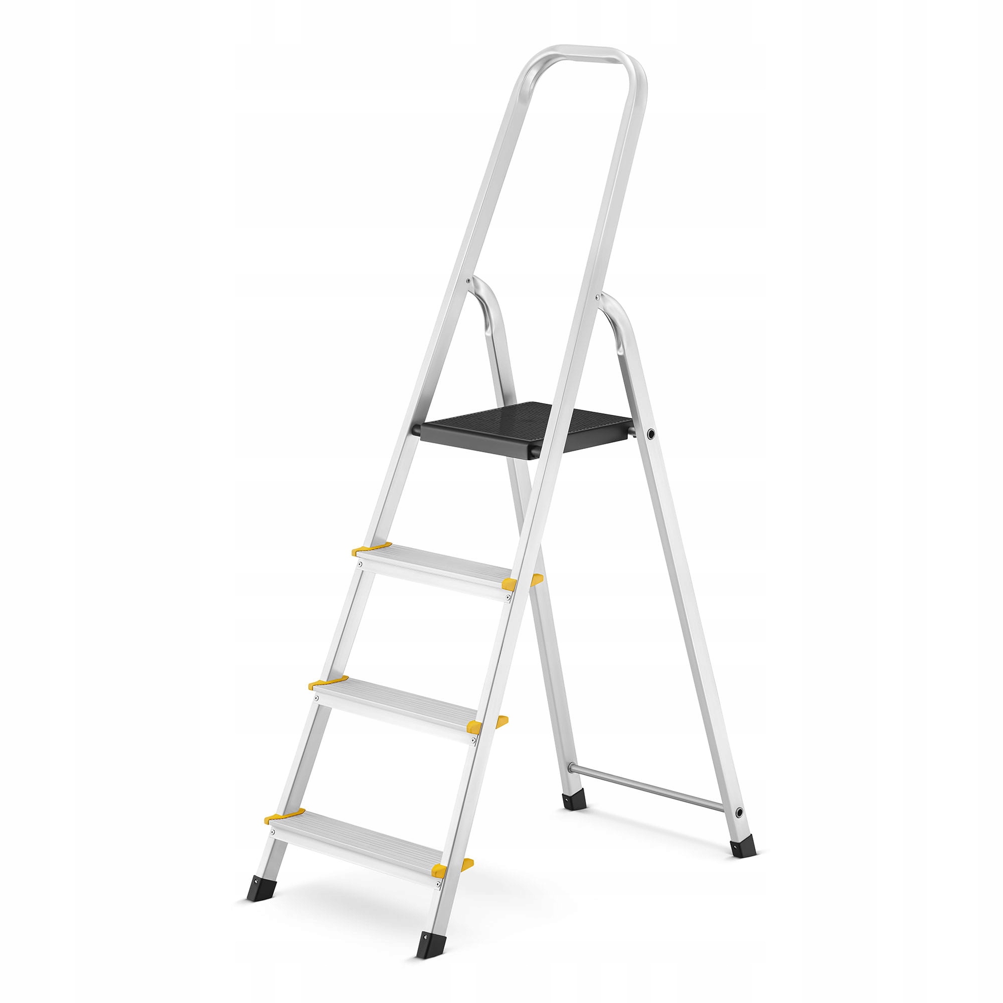 Drabina aluminiowa domowa jednostronna schodki do domu HIGHER 4 stopnie 125 kg — 20