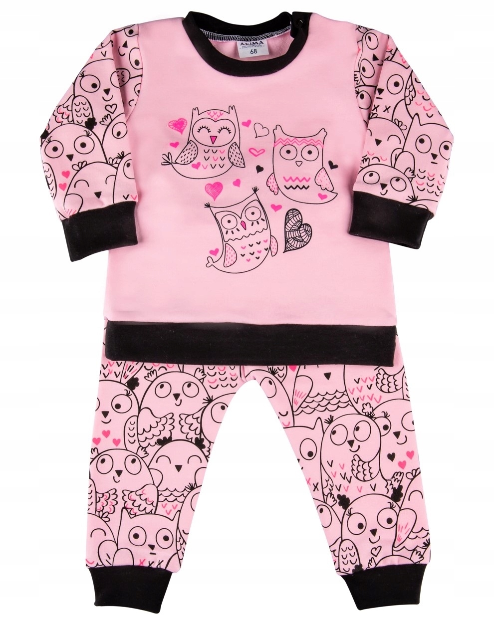 

Komplet dres Bluza Spodenki Sówki - r. 62