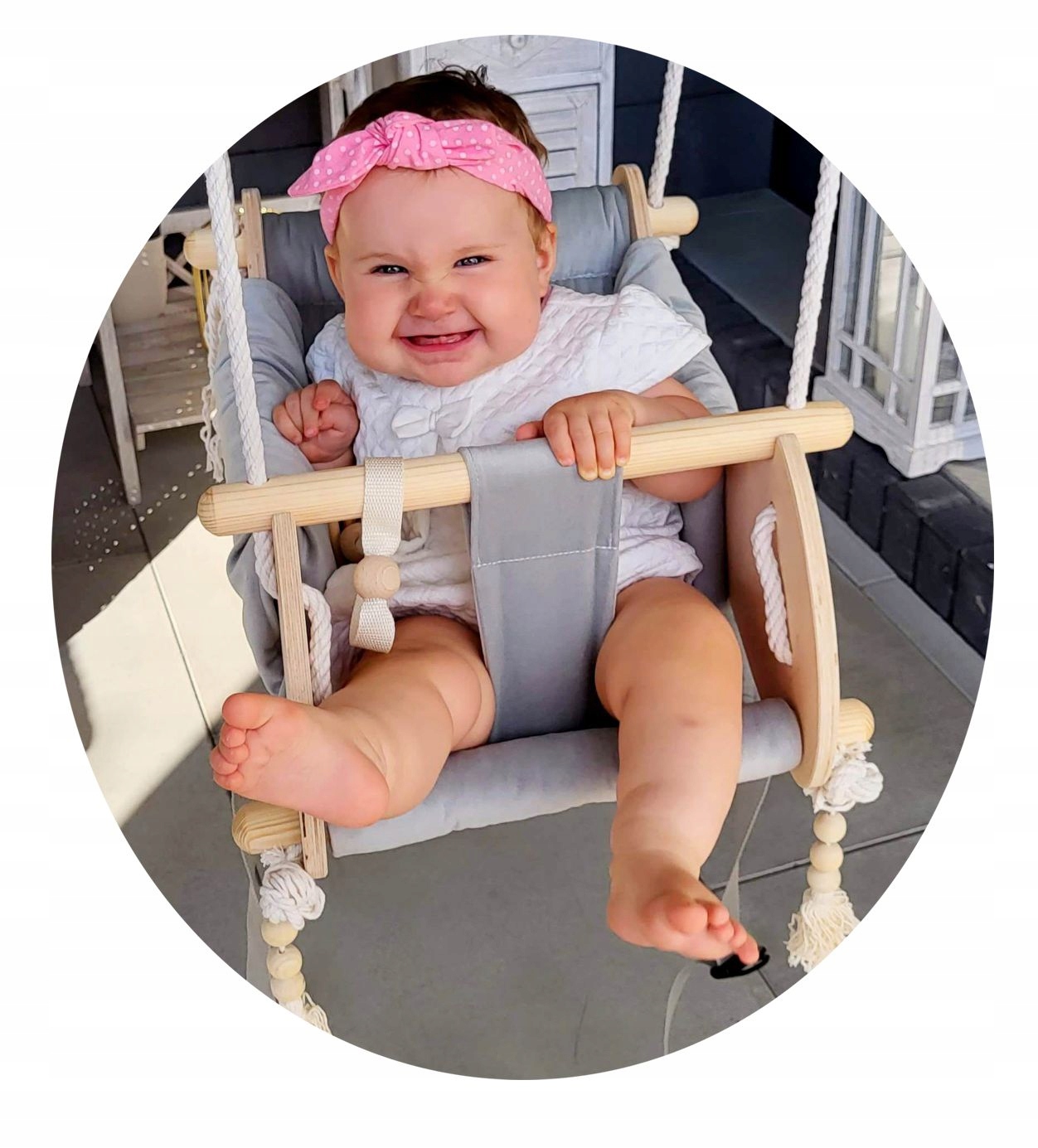 Leżaczek huśtawka bujaczek dla dzieci/kolory Stan opakowania oryginalne