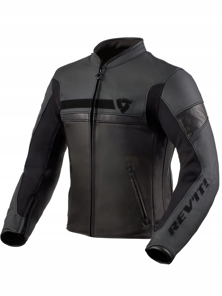 Kurtka motocyklowa skórzana REV'IT! Mile czarna 52