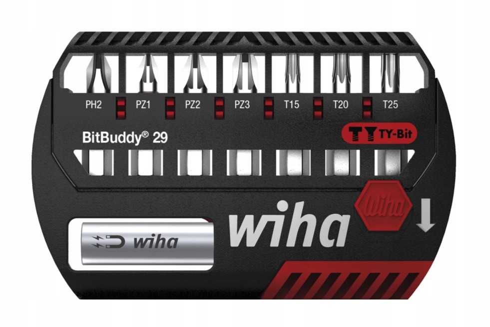 ZESTAW BITOW UV BITBUDDY TY 29MM PH PZ TORX WIHA