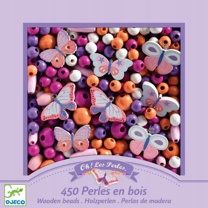 

Perełki Motyle Zestaw Do Tworzenia Biżuterii Djeco