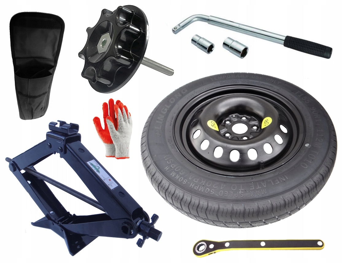 nové Dojezdové Kolo 155/90 R17 Suzuki Across Sada (šroub)