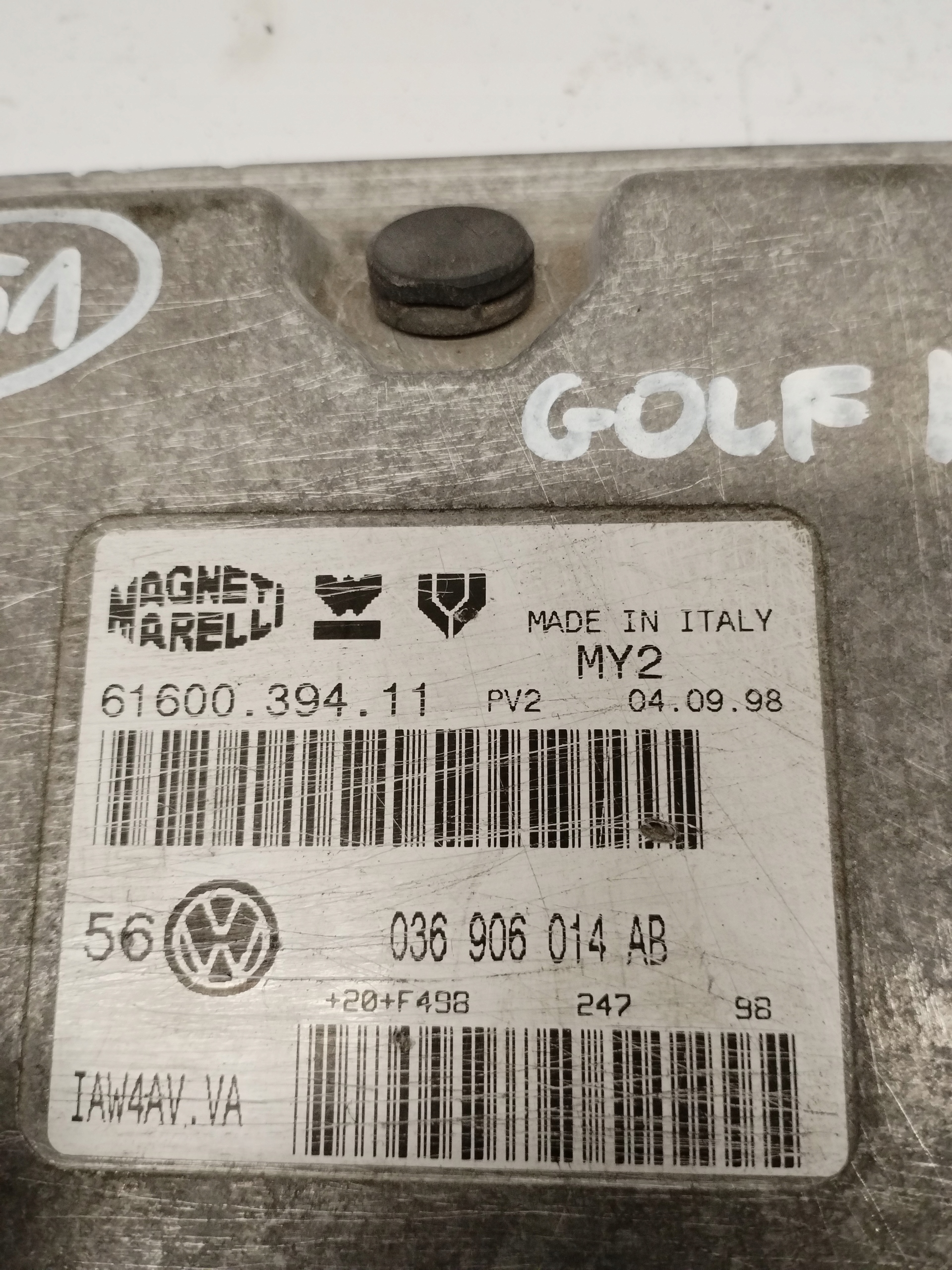 computer Centralina Motore VW Golf IV 4 036906014AB