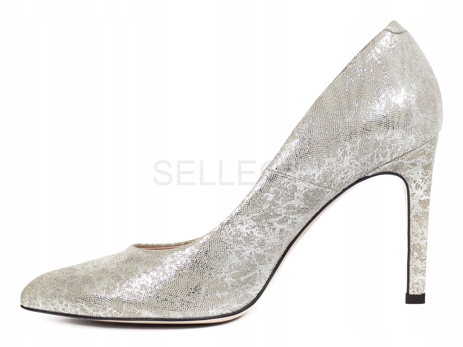 Czółenka BRAVO MODA 1373 srebrne r. 36 SELLECTI Długość wkładki 24.1 cm