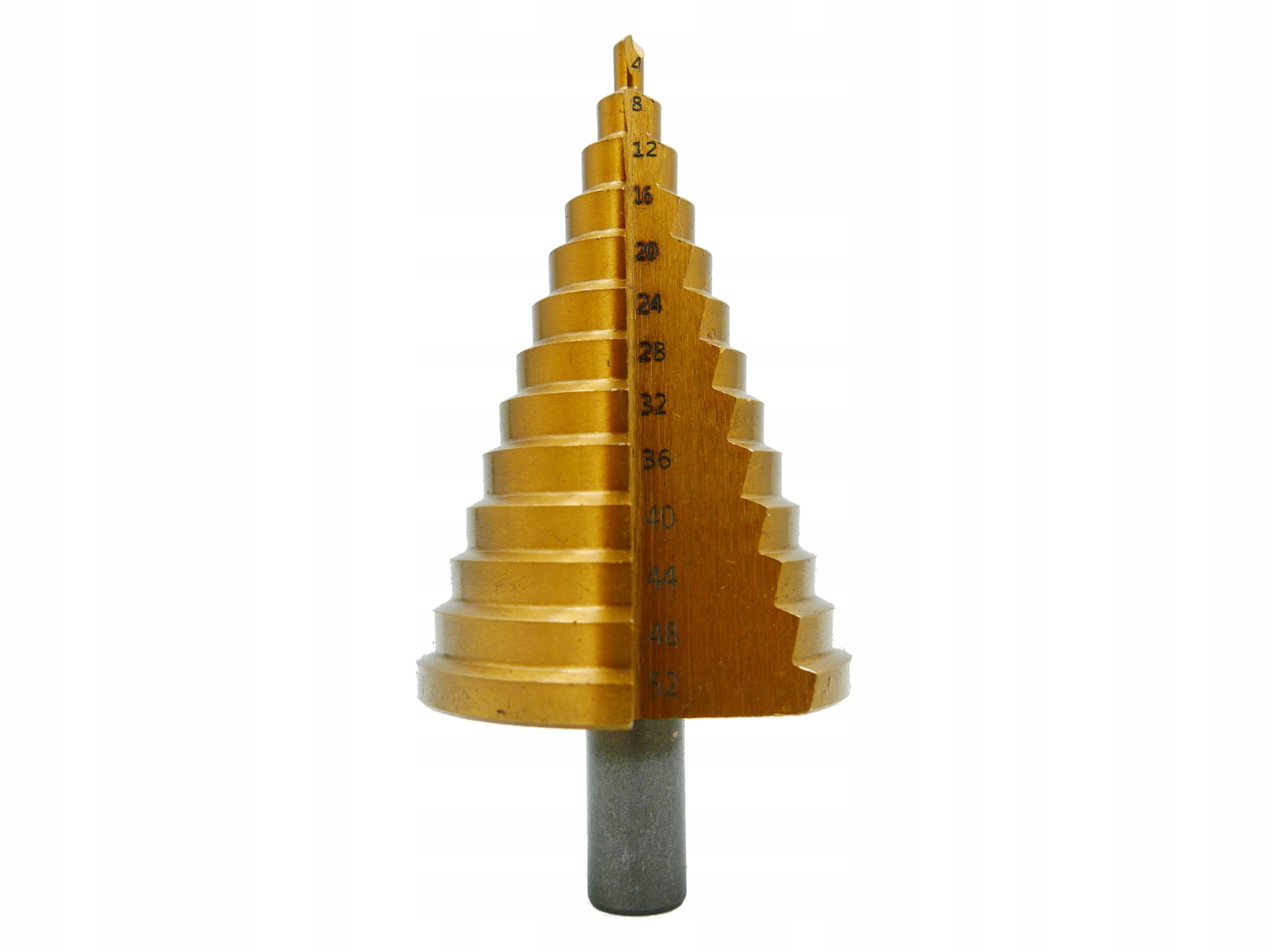 

Wiertło 4-52mm Stożkowe Stopniowe Tytan Hss