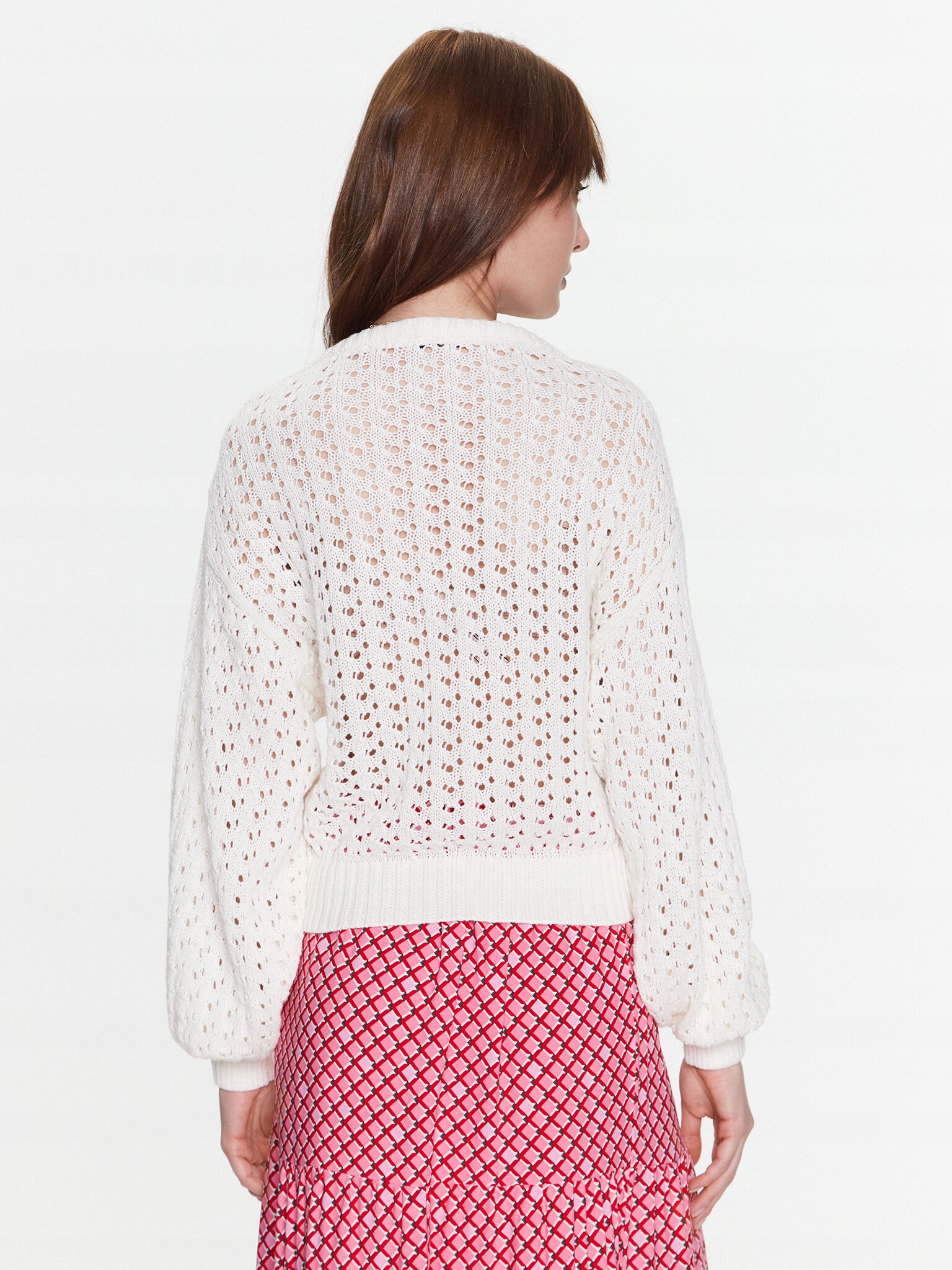 Ltb Kardigan Kedaza 12000 51160 Biały Regular Fit