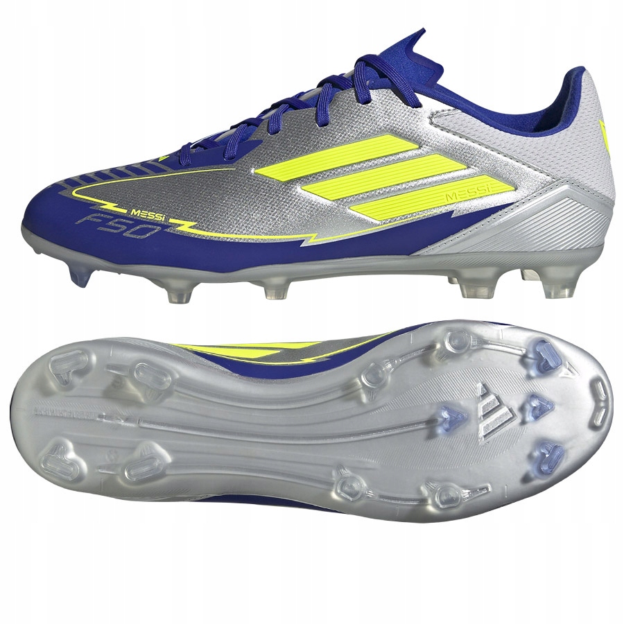 Adidas F50 League Fg/mg (44 2/3) Boty Lanki Unisex Stříbrná