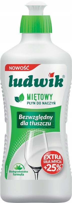 

Płyn Do Naczyń Ludwik, Mięta, 450G