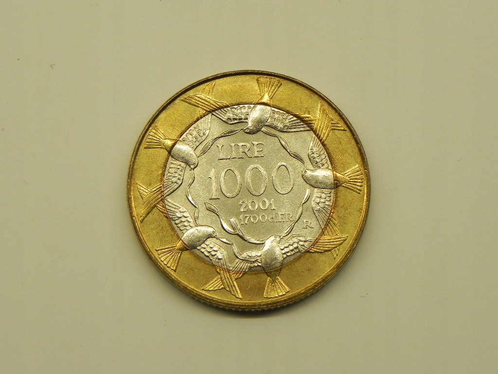 4532/ 1000 LIRE 2001 SAN MARINO