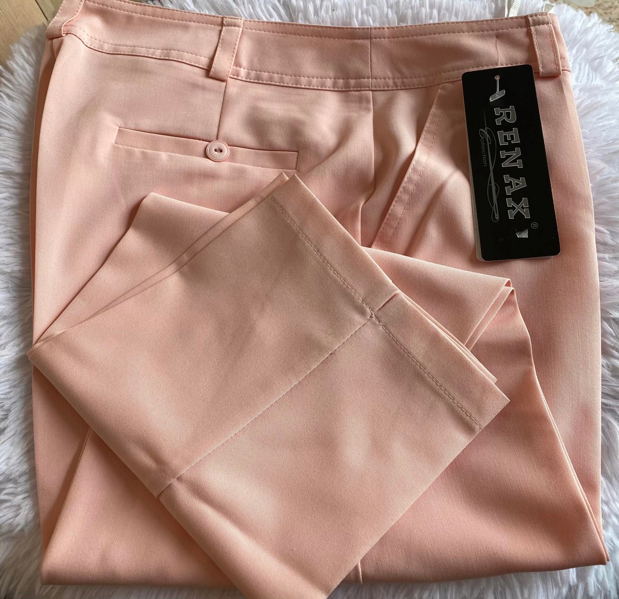 Kalhoty Renax Collection Pudrová Růžová vel. 48