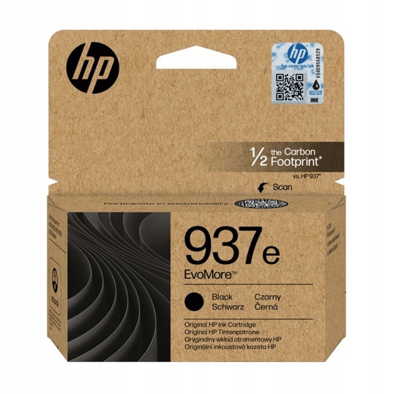 Atrament Hp EvoMore 937E Ink Cartridge 937e čierny (black)