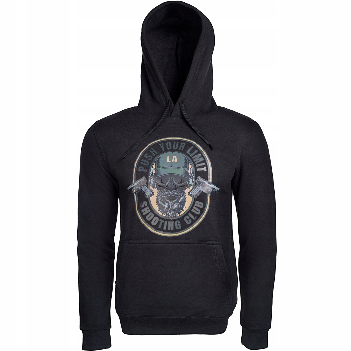 mikina s kapucí Summit Push Your Limit Černá S