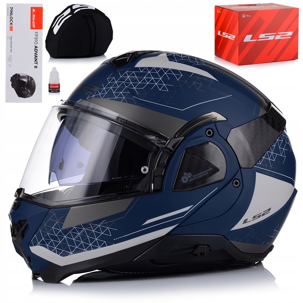 Motocyklová Prilba LS2 FF910 Advant II Astral Navy Čeľusťová Pinlock
