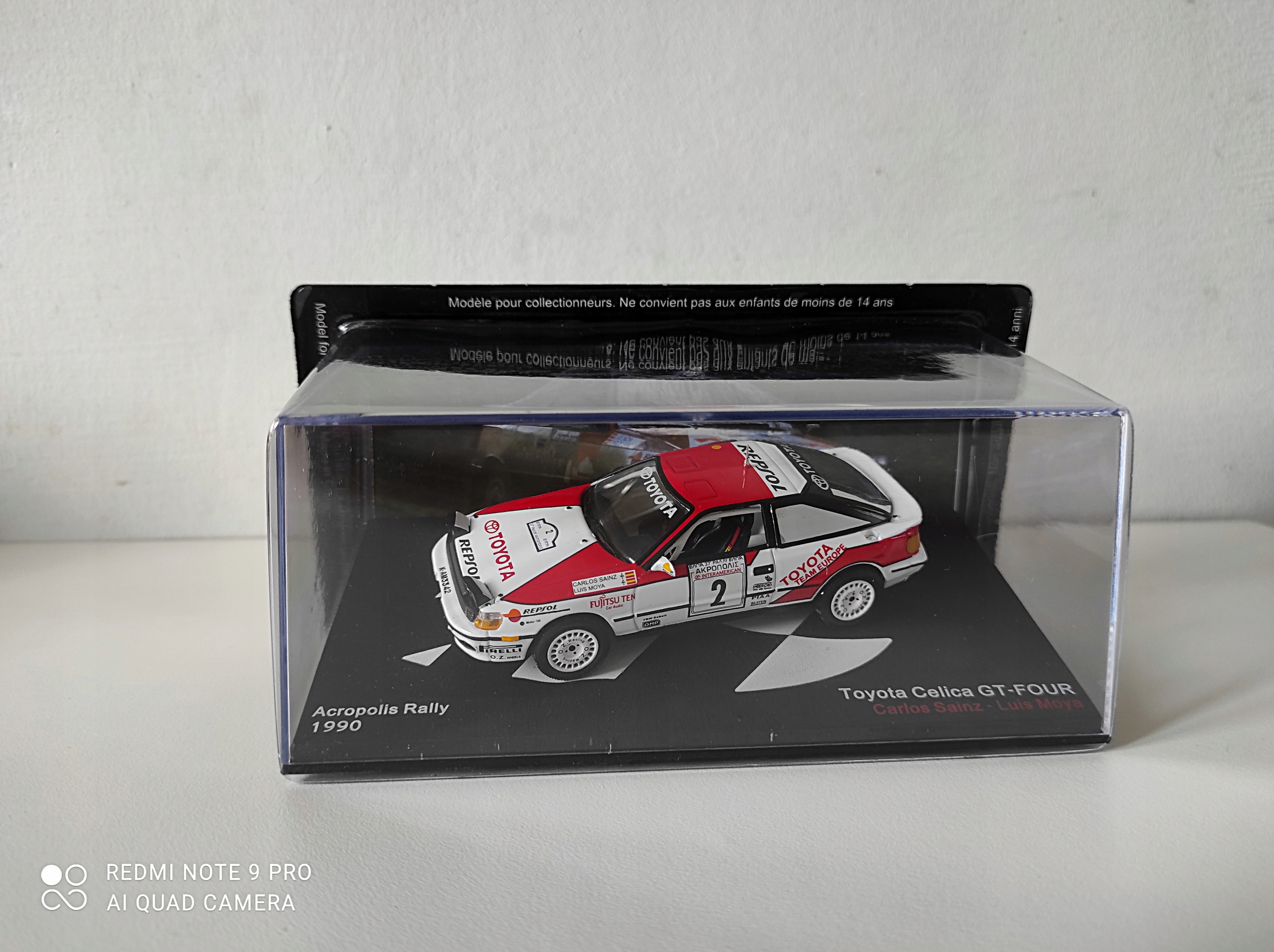 Toyota Celica GT-Four Rally Acropolis 1990 C.Sainz L. Moya 1:43