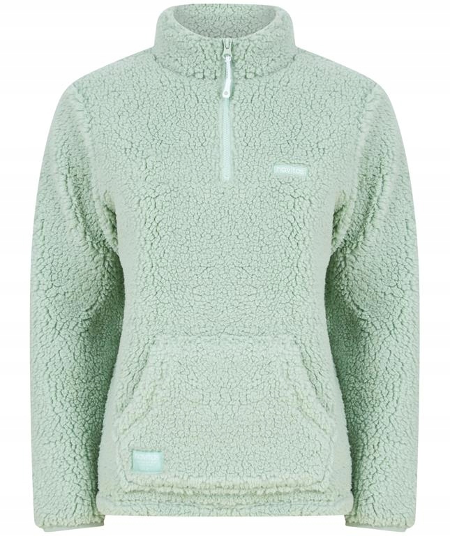 Navitas Womens Sherpa Pullover Light Green XL