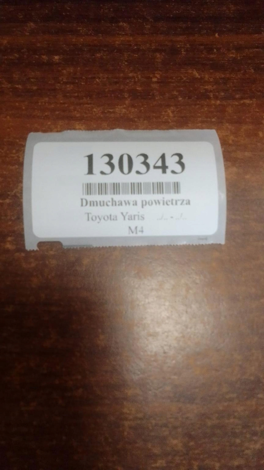 TOYOTA YARIS DMUCHAWA luft 1940000821