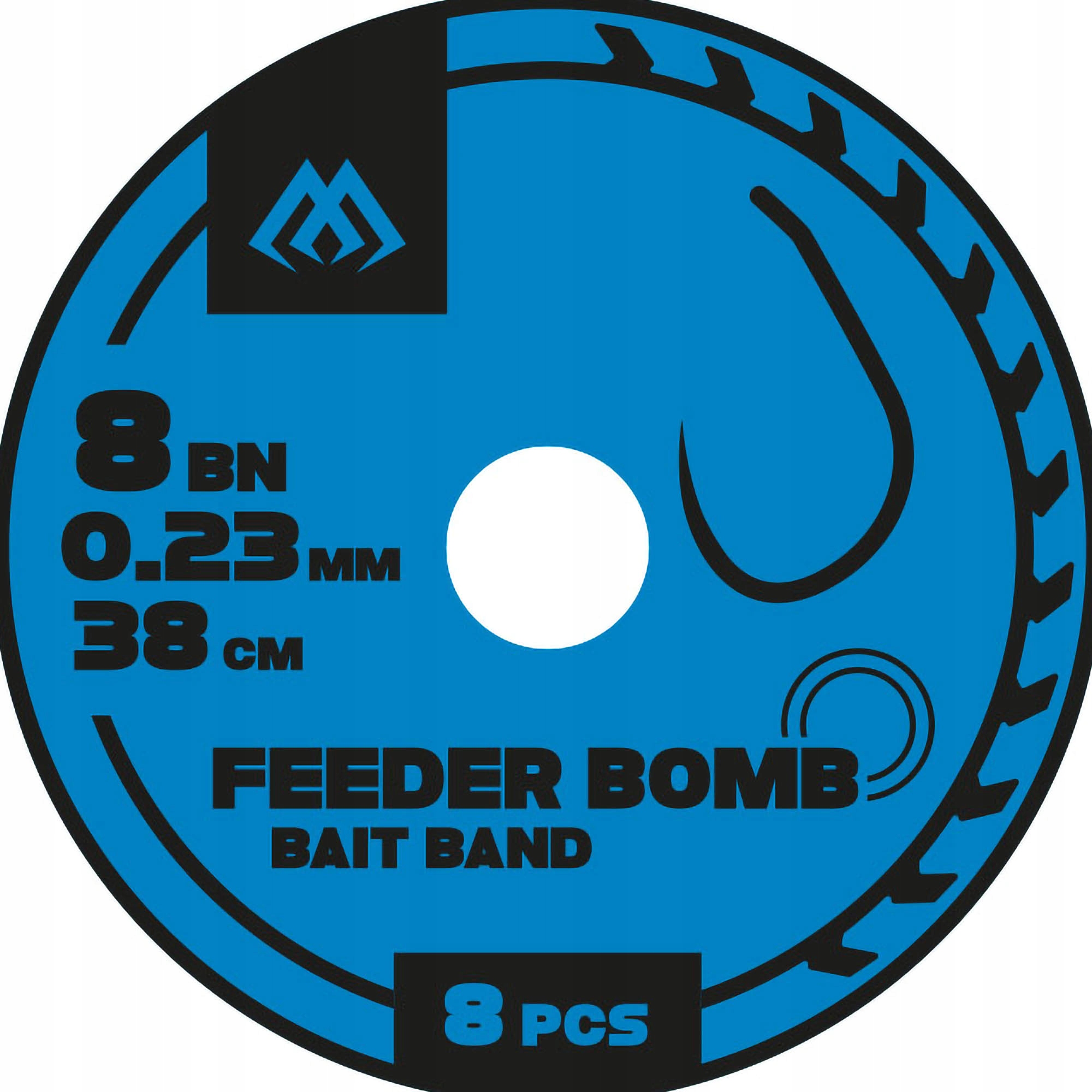 Gotowe Przypony Mikado Feeder Bomb Z Gumką Bezzadziorowe 6/0.25mm/38cm