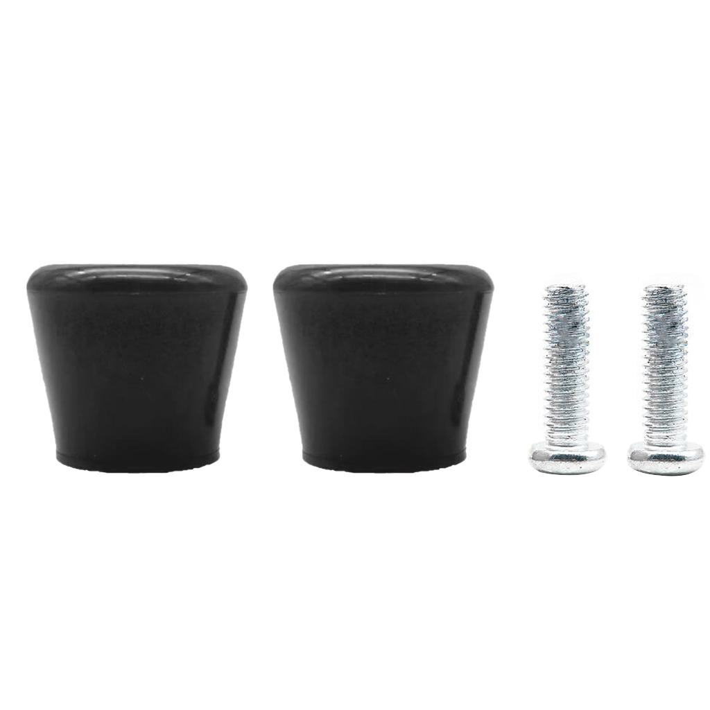 leipupa 2 szt. Hamulce do rolek inline czarne Marka bez marki