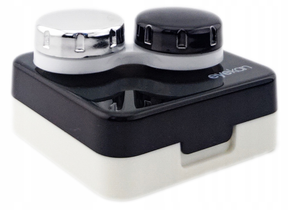 Zestaw podróżny Pojemnik na Soczewki Kolor Czarny