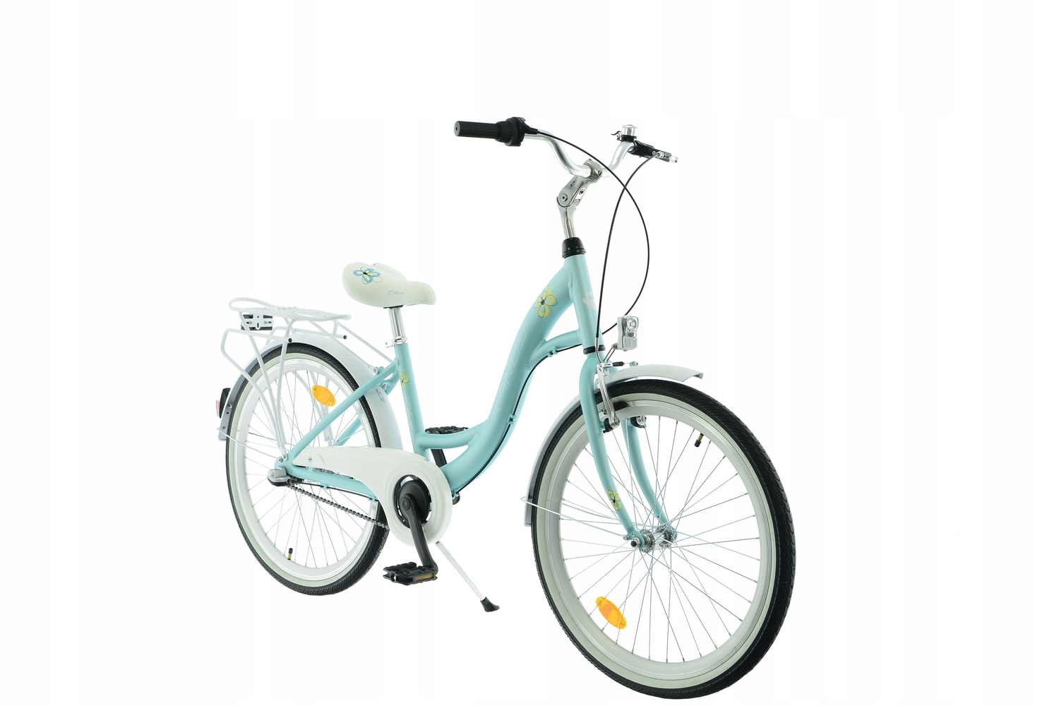 Rower Kands 24 Olivia r14 cali miętowo-biały mat 2025 Nowość na rynku !!